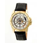 Heritor Armstrong Mens Black Strap Watch-herhr3403