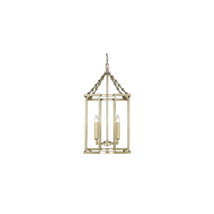 Bellare 4-light Pendant In White Gold