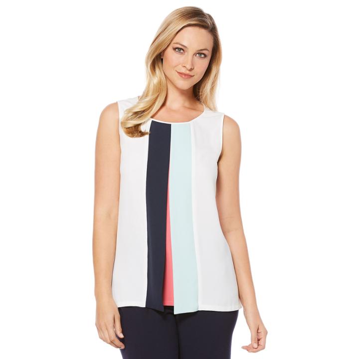 Rafaella Woven Tank Top