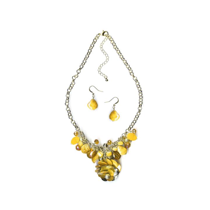 Mixit Womens 2-pc. Yellow Jewelry Set