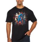 Justice League Short Sleeve Graphic T-shirt-big And Tall