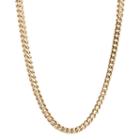 Mens Stainless Steel & Gold-tone Ip 20 4mm Foxtail Chain