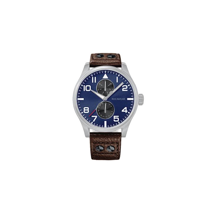 Rocawear Mens Brown Strap Watch-rm3003s1-709