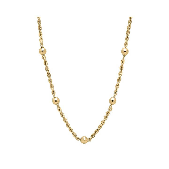 Infinite Gold&trade; 14k Yellow Gold Station Necklace