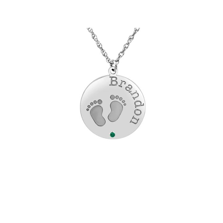 Womens Multi Color Multi Stone Sterling Silver Pendant Necklace