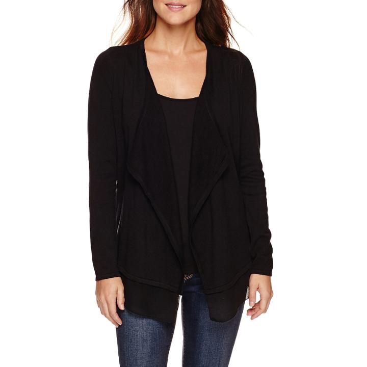 A.n.a Long-sleeve Cardigan - Petite