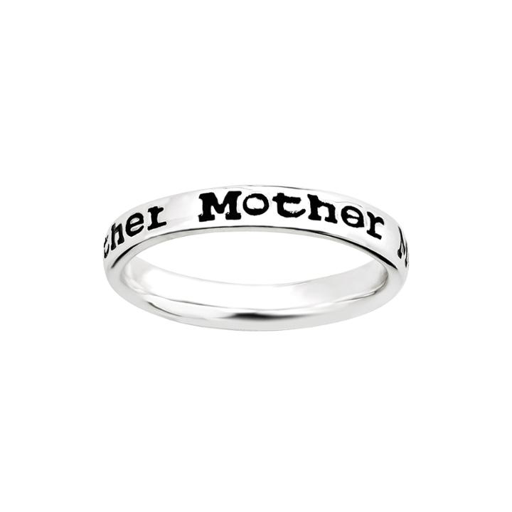 Personally Stackable Sterling Silver Stackable Mother Ring