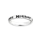 Personally Stackable Sterling Silver Stackable Mother Ring