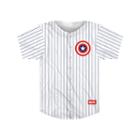 Captain America Short-sleeve Baseball Jersey