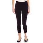Mixit&trade; Knit Embroidery Capri Leggings