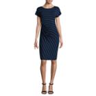 Stripe Side Pleated