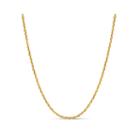 Made In Italy Gold Over Silver 16 Inch Chain Necklace