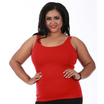 Lamonir Casual Scoop Neck Top - Plus