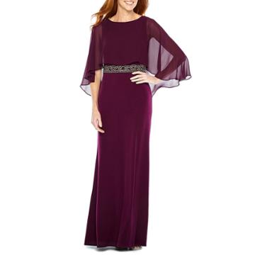 Tig Ii Sleeveless Beaded Evening Gown