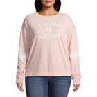 I'd Rather Be Sleeping Sweatshirt - Juniors Plu