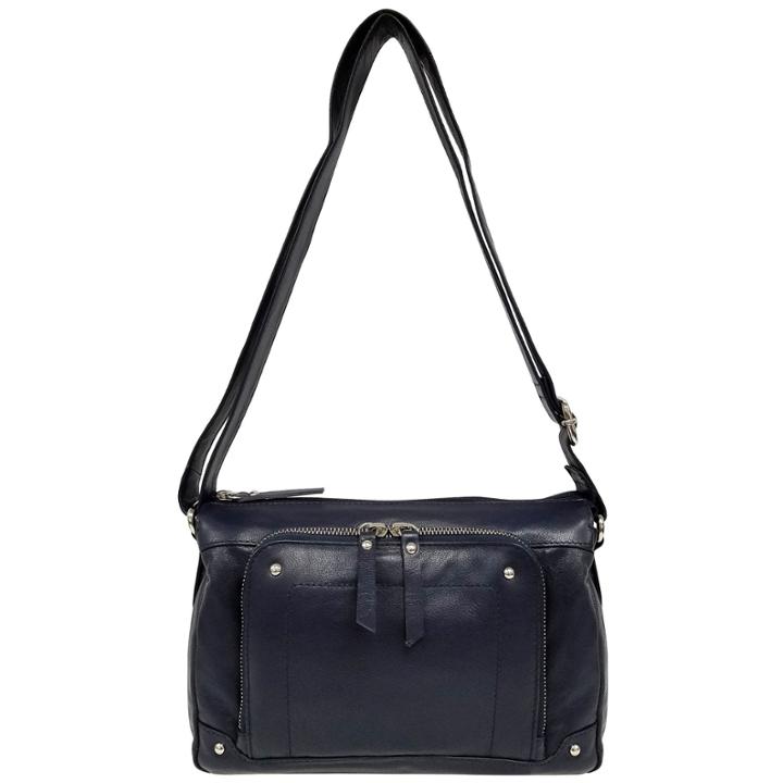 East 5th Leather Front Pocket Shoulder Bag
