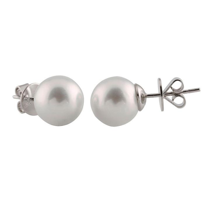 Splendid Pearls Pearl 14k Gold 9mm Stud Earrings