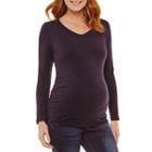 Long Sleeve Vopp Neck Tee
