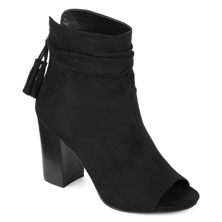 A.n.a Rose Peep-toe Booties