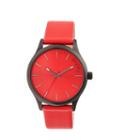 Simplify Mens The 2400 Red Dial Leather-band Watch Sim2405