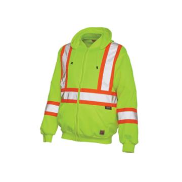 Work King High Visibility Hoodie Jacket- Big And Tall