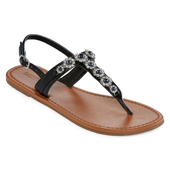 Mixit Pearl T-strap Sandals