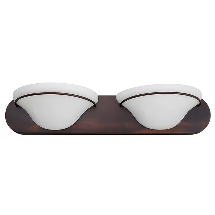 Nadia 2-light Brown Bath Vanity