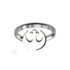 Star Wars Stainless Steel Rebel Alliance Symbol Cutout Ring