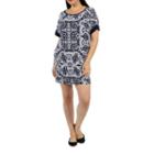 24/7 Comfort Apparel Starlight Shift Dress-plus