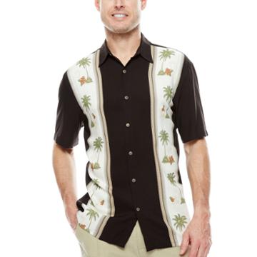 Island Shores&trade; Rayon Printed Camp Shirt