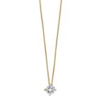 Womens 1 3/4 Ct. T.w. White Moissanite Square Pendant Necklace Set