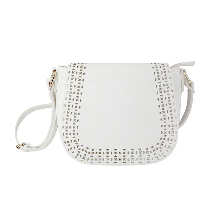 Olivia Miller Kaya Perforated Saddle Crossbody Bag