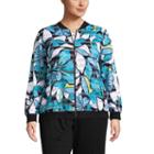 Alfred Dunner Play Date Tropical Jacket- Plus