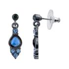 1928 Jewelry Blue Crystal Drop Earrings