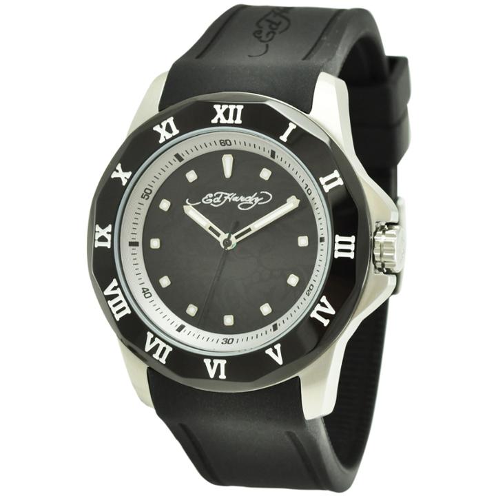 Mens Ed Hardy Roman Black Watch