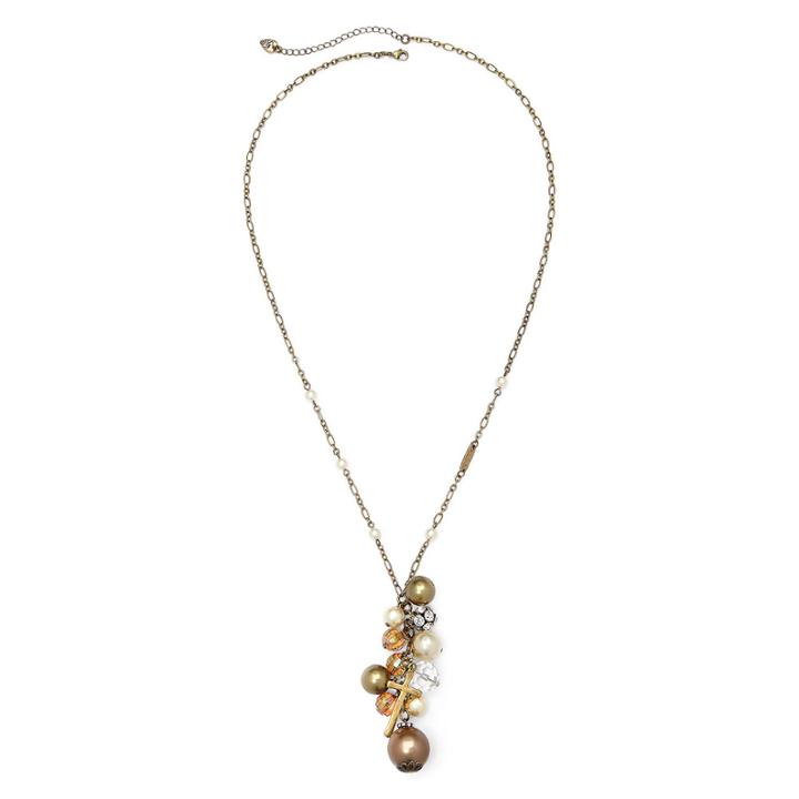 Messages From The Heart By Sandra Magsamen Simulated Pearl Necklace