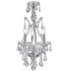 Maria Theresa Collection 4 Light Mini Clear Crystal Chandelier