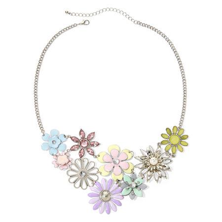 Decree Pastel Flower Necklace