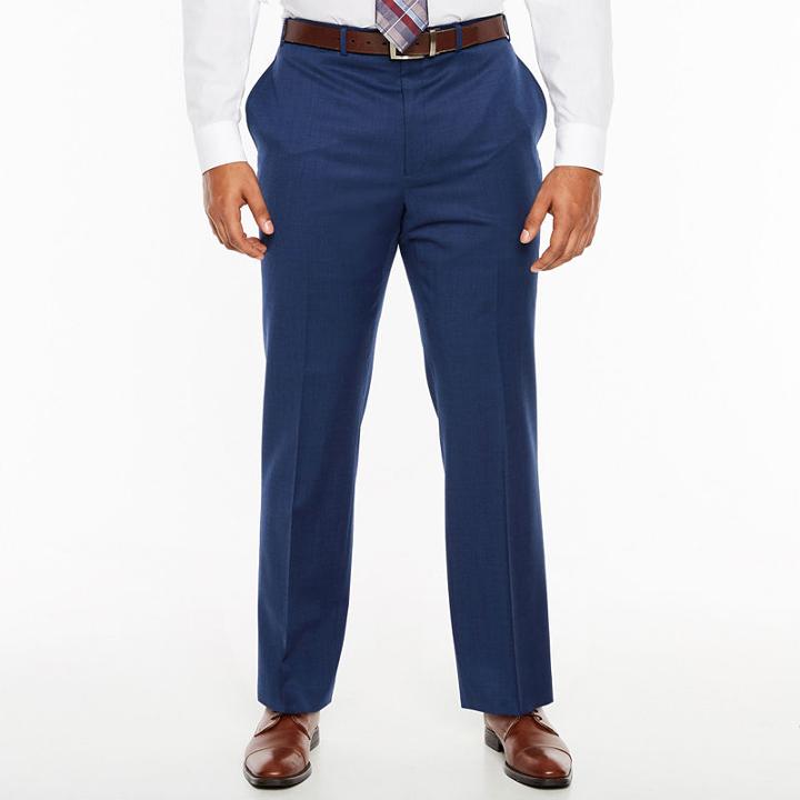 Collection By Michael Strahan Grid Classic Fit Suit Pants - Big And Tall