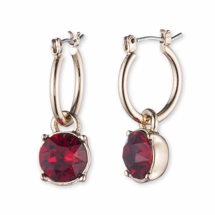 Gloria Vanderbilt 1 1/2 Inch Hoop Earrings