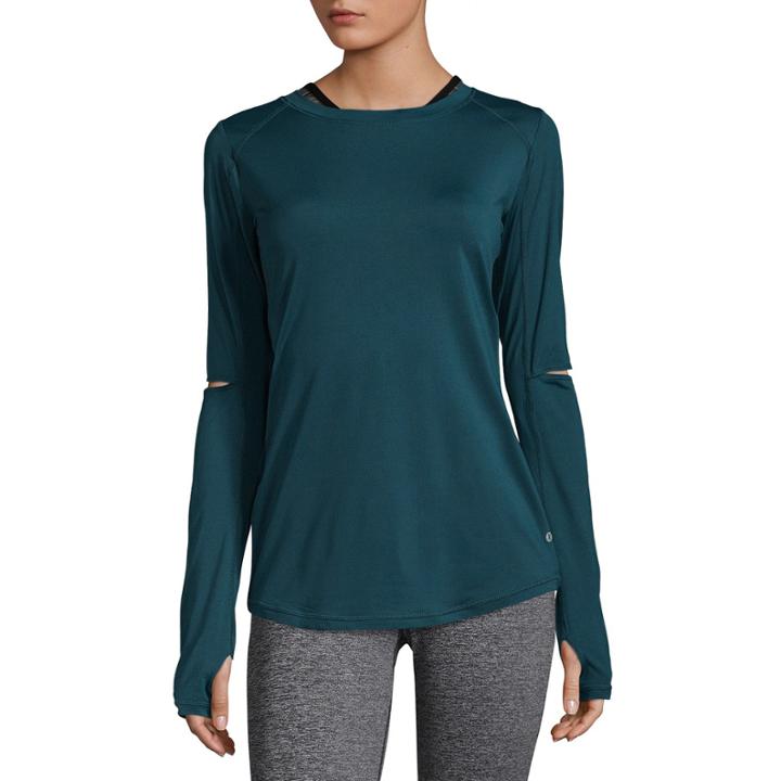 Xersion Long Sleeve Elbow Cutout Tee