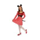 Red & White Mouse Dress Adult Costume