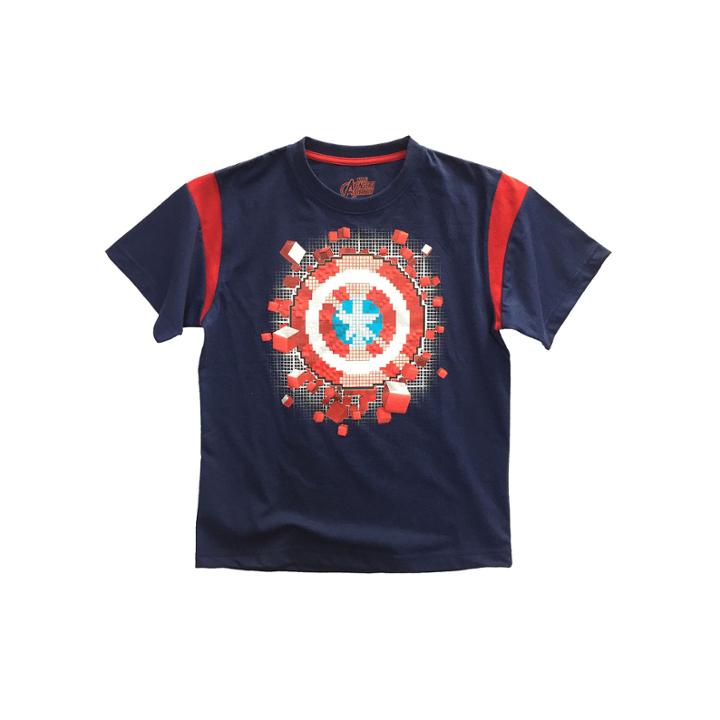 Marvel Short-sleeve Avengers Shield Cotton Tee