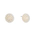 Monet Jewelry White Simulated Pearls 16mm Stud Earrings