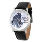 Disney Beauty And The Beast Mens Black Strap Watch-wds000309