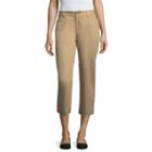 St. John's Bay Secretly Slender Twill Crop Pant- Talls