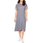 Vivi By Violet Weekend Short Sleeve Maxi Dress