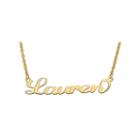 Personalized 9x48mm Matura Font Name Necklace