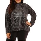 Bold Elements Mock Neck Top-plus