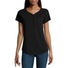 Sjb Active Short Sleeve V Neck T-shirt-womens